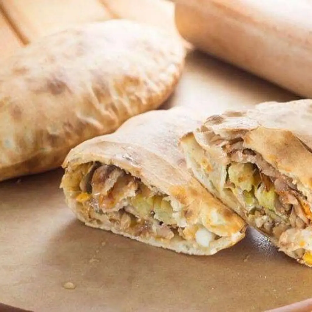 Oven-baked Shawarma Pie